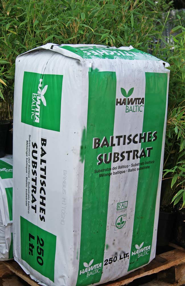 Bambuserde 250 Liter